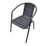 Сет 2 столчиња и маса Ø -60 ратан пластични