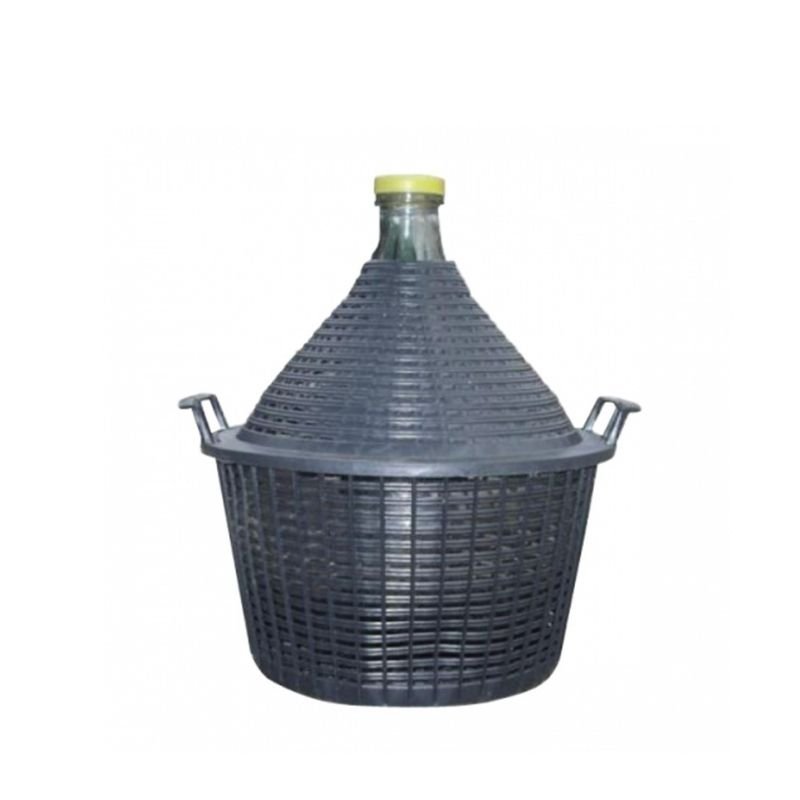 Стаклен Балон за вино и ракија 54л со ПВЦ Обвивка 1 Стаклен Балон за вино и ракија 54л со ПВЦ Обвивка