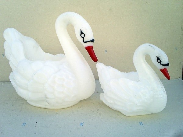 Саксија Лебед Голем