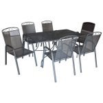 Metalen set masa i stolici