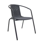 Ратан стол Црн 9545