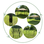 Тенда на развлекување 3х3 – Беж - Image 7